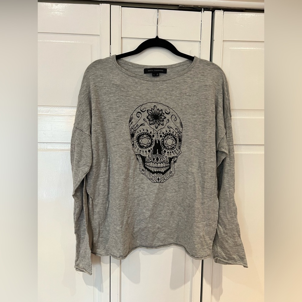 EUC Skull Cashmere 100% Cashmere Sweater